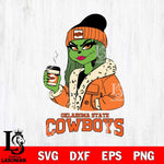 Oklahoma State Cowboys Girls Grinch Bougie Svg Eps Dxf Png File, Digital Download, Instant Download