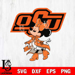 Oklahoma State Cowboys Glamorous Minnie Svg Eps Dxf Png File, Digital Download, Instant Download