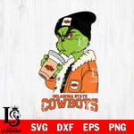 Oklahoma State Cowboys Grinch Bougie Football Svg Eps Dxf Png File, Digital Download, Instant Download