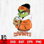 Oklahoma State Cowboys Grinch Bougie Sport Svg Eps Dxf Png File, Digital Download, Instant Download