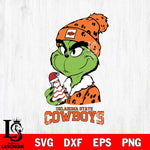 Oklahoma State Cowboys Grinch Tree Cake Svg Eps Dxf Png File, Digital Download, Instant Download