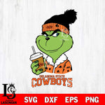 Oklahoma State Cowboys Grinch hat Svg Eps Dxf Png File, Digital Download, Instant Download