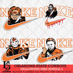 Oklahoma State Cowboys Halloween Nike NCAA Bundle 4 Svg Eps Dxf Png File, Digital Download, Instant Download