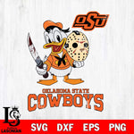 Oklahoma State Cowboys Jason Voorhees 12 Svg Eps Dxf Png File, Digital Download