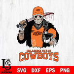 Oklahoma State Cowboys Jason Voorhees 2 Svg Eps Dxf Png File, Digital Download