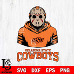 Oklahoma State Cowboys Jason Voorhees 4 Svg Eps Dxf Png File, Digital Download