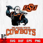 Oklahoma State Cowboys Jason Voorhees 5 Svg Eps Dxf Png File, Digital Download