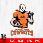 Oklahoma State Cowboys Jason Voorhees 9 Svg Eps Dxf Png File, Digital Download