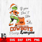 Oklahoma State Cowboys Merry kissmyass grinch Svg Eps Dxf Png File,NCAA Svg Files,Digital Download,Sublimation,Instant Download