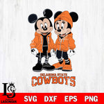 Oklahoma State Cowboys Mickey Minnie Mouse Rugby Svg Eps Dxf Png File, NCAA svg , File Cut , Digital Download , Instant Download, Cut Svg Files