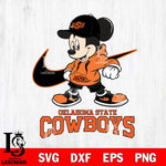 Oklahoma State Cowboys Mickey Mouse NIKE, Svg Eps Dxf Png File, Digital Download