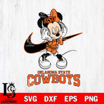 Oklahoma State Cowboys Minnie Mouse Dancing NIKE, Svg Eps Dxf Png File, Digital Download