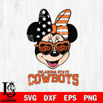 Oklahoma State Cowboys Minnie Mouse Love 2, Svg Eps Dxf Png File, Digital Download