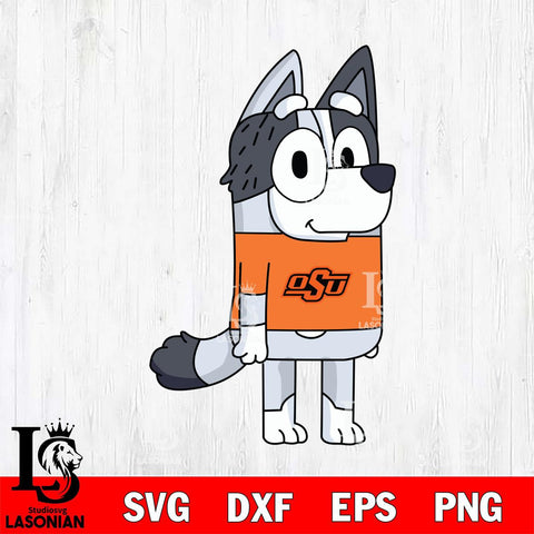 Oklahoma State Cowboys Muffin Bluey Svg Eps Dxf Png File, Digital Download, Instant Download