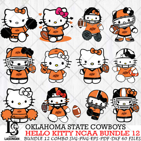 Oklahoma State Cowboys NCAA Bundle 12 Svg Eps Dxf Png File, NCAA svg, Digital Download, Instant Download