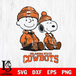 Oklahoma State Cowboys Snoopy Sport 6 Svg Eps Dxf Png File, Digital Download