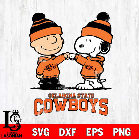 Oklahoma State Cowboys Snoopy Sport 9 Svg Eps Dxf Png File, Digital Download