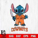 Oklahoma State Cowboys Stitch Horror 2 Svg Eps Dxf Png File, NCAA svg, Digital Download, Instant Download