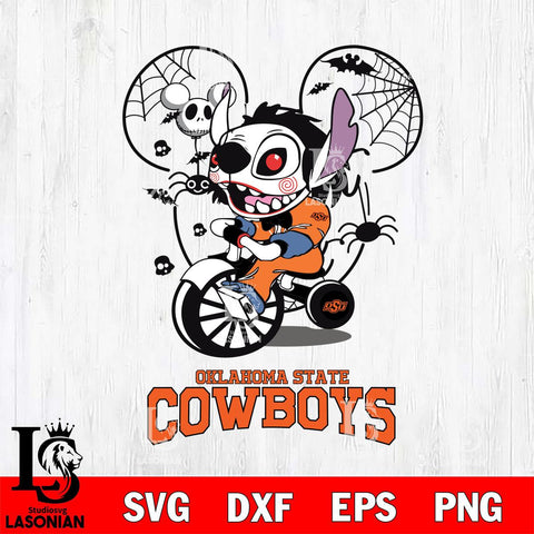 Oklahoma State Cowboys Stitch Jigsaws Halloween Svg Eps Dxf Png File, Digital Download, Instant Download