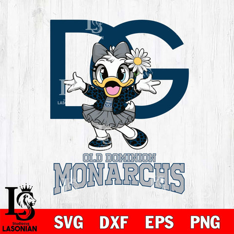 Old Dominion Monarchs Dolce And Gabbana Daisy Duck Disney Svg Eps Dxf Png File, Digital Download, Instant Download