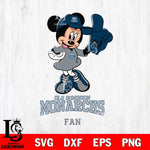 Old Dominion Monarchs #1 Fan Minnie Mouse Svg Eps Dxf Png File, Digital Download, Instant Download