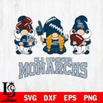 Old Dominion Monarchs 3 Gnomes Football Svg Eps Dxf Png File, Digital Download, Instant Download