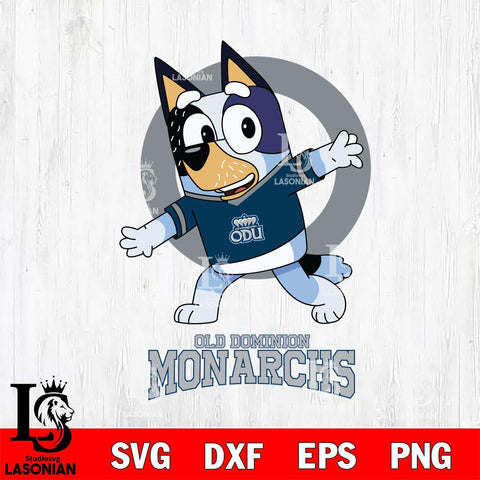 Old Dominion Monarchs Bandit Heeler Rugby Svg Eps Dxf Png File, Digital Download ,Instant Download, Cricut File