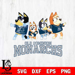 Old Dominion Monarchs Bluey Mode Dance Squats Svg Eps Dxf Png File, Digital Download, Instant Download