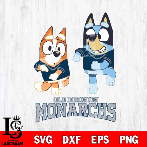 Old Dominion Monarchs Bluey with Chilli Dance Svg Eps Dxf Png File, Digital Download, Instant Download