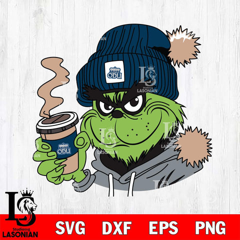 Old Dominion Monarchs Boujee Grinch 4 Svg Eps Dxf Png File, Digital Download, Instant Download