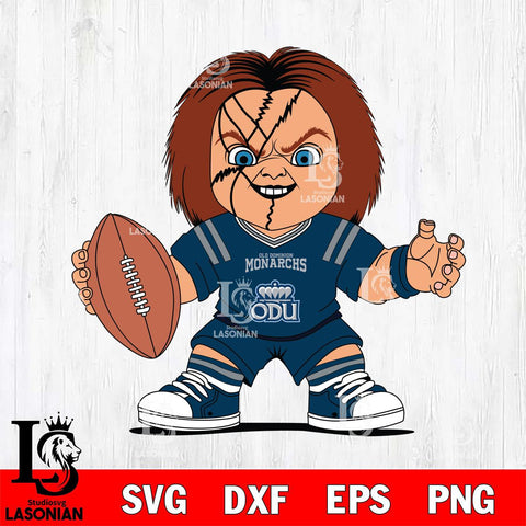 Old Dominion Monarchs Chucky Horror 2 Svg Eps Dxf Png File, NCAA svg, Digital Download, Instant Download