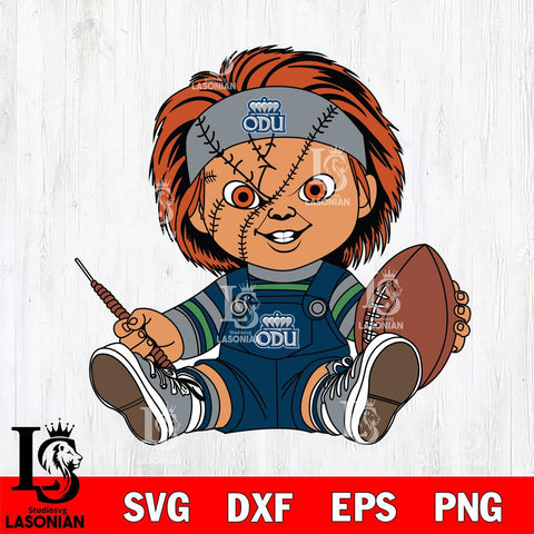 Old Dominion Monarchs Chucky Horror 9 Svg Eps Dxf Png File, NCAA svg, Digital Download, Instant Download