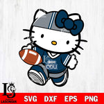 Old Dominion Monarchs Cute Hello Kitty Football 9 Svg Eps Dxf Png File, NCAA svg, Digital Download, Instant Download