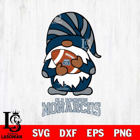 Old Dominion Monarchs Gnomes Football Svg Eps Dxf Png File, Digital Download, Instant Download