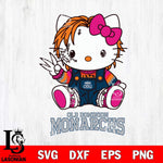 Old Dominion Monarchs Hello Kitty Horror Svg Eps Dxf Png File, Digital Download