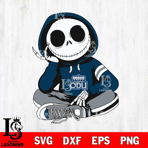 Old Dominion Monarchs Jack Skellington halloween Svg Eps Dxf Png File, NCAA svg, Digital Download, Instant Download