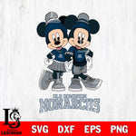 Old Dominion Monarchs Mickey And Minnie Mouse Football Svg Eps Dxf Png File, NCAA svg , File Cut , Digital Download , Instant Download, Cut Svg Files