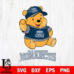 Old Dominion Monarchs Pooh Bear Disney, Svg Eps Dxf Png File, Digital Download