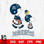 Old Dominion Monarchs Snoopy Sport Svg Eps Dxf Png File, Digital Download