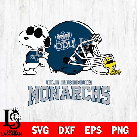 Old Dominion Monarchs Snoopy Sport 2 Svg Eps Dxf Png File, Digital Download