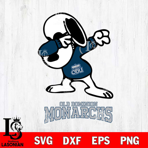 Old Dominion Monarchs Snoopy Sport 3 Svg Eps Dxf Png File, Digital Download