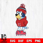 Ole Miss Rebels Bluey Hoodie rugby Svg Eps Dxf Png File, Digital Download ,Instant Download, Cricut File