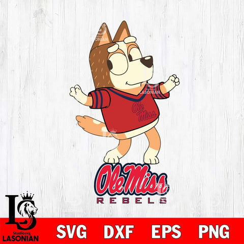 Ole Miss Rebels Chilli Dance Svg Eps Dxf Png File, Digital Download, Instant Download