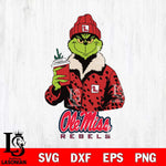 Ole Miss Rebels Grinch Leopard Svg Eps Dxf Png File, Digital Download, Instant Download