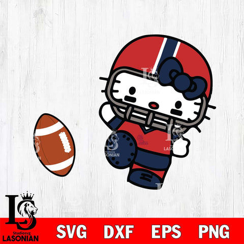 Ole Miss Rebels Hello Kitty sport 12 Svg Eps Dxf Png File, NCAA svg, Digital Download, Instant Download