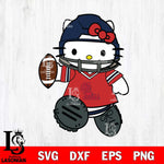 Ole Miss Rebels Hello Kitty sport Svg Eps Dxf Png File, NCAA svg, Digital Download, Instant Download