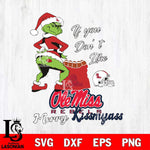 Ole Miss Rebels Merry kissmyass grinch Svg Eps Dxf Png File,NCAA Svg Files,Digital Download,Sublimation,Instant Download