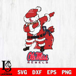 Ole Miss Rebels Santa Claus Ugly Svg dxf eps png pdf file,NCAA svg,Digital Download,Cricut file