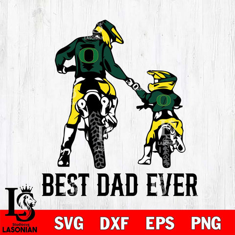 Oregon Ducks Best Dad Ever Svg Eps Dxf Png File, Digital Download, Instant Download