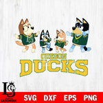 Oregon Ducks Bluey Dance Squats Svg Eps Dxf Png File, Digital Download, Instant Download